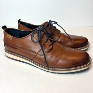 Pikolinos Berna Brown Leather Oxford Lace-Up Dress Shoes Sz 43 / 9-9.5